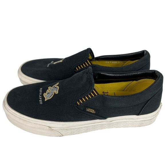 Vans Slip On Sneaker Harry Potter Hufflepuff Unisex Women's 8 Men's 6.5 - Picture 2 of 11